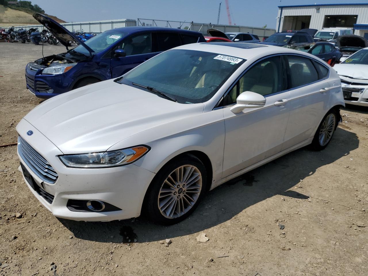 Image 1 of 2014 FORD FUSION SE 2014 with VIN 3FA6P0HD9ER183280