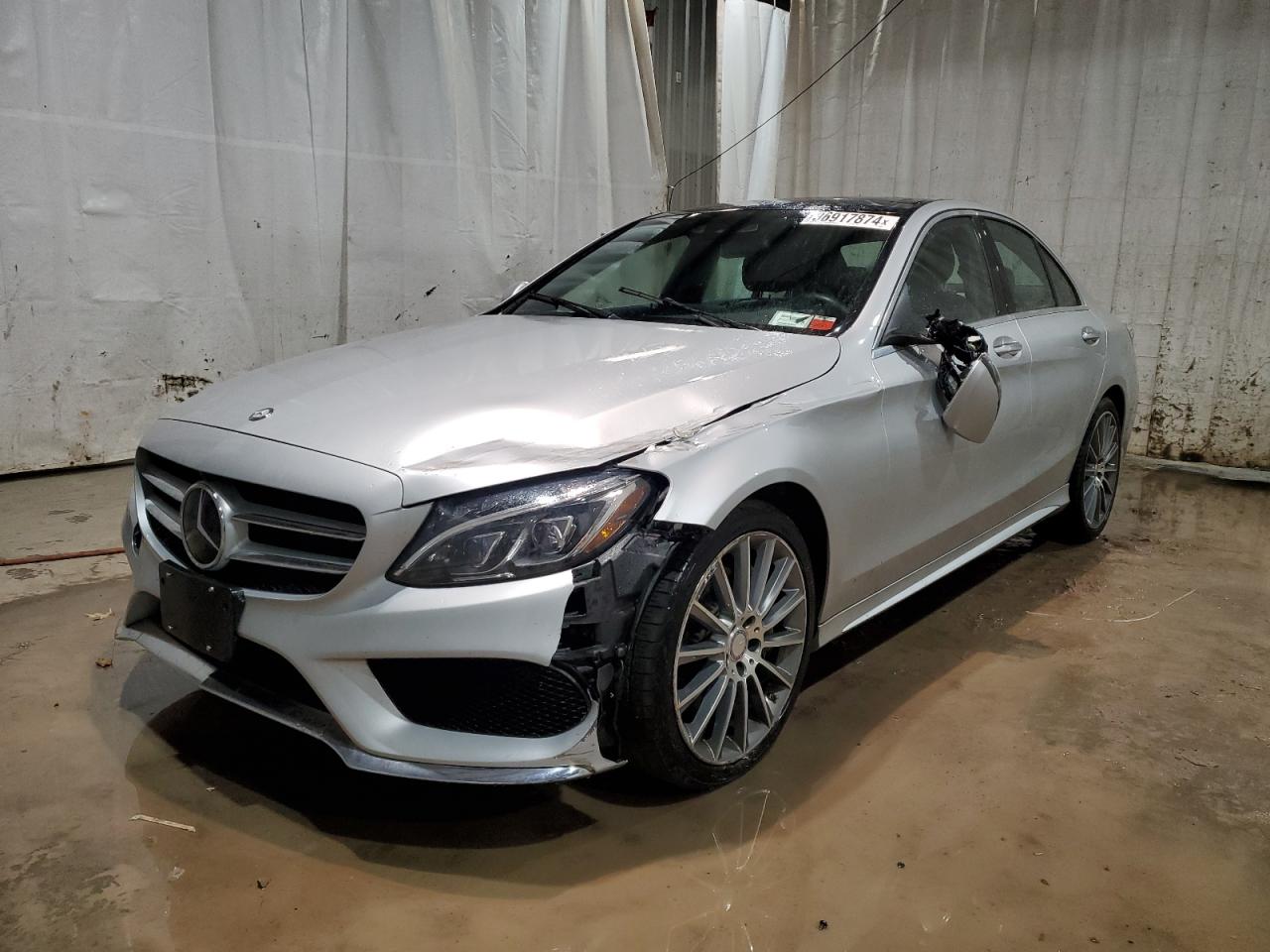 Image 1 of 2016 MERCEDES-BENZ C 300 4MATIC 2016 with VIN 55SWF4KB7GU138224
