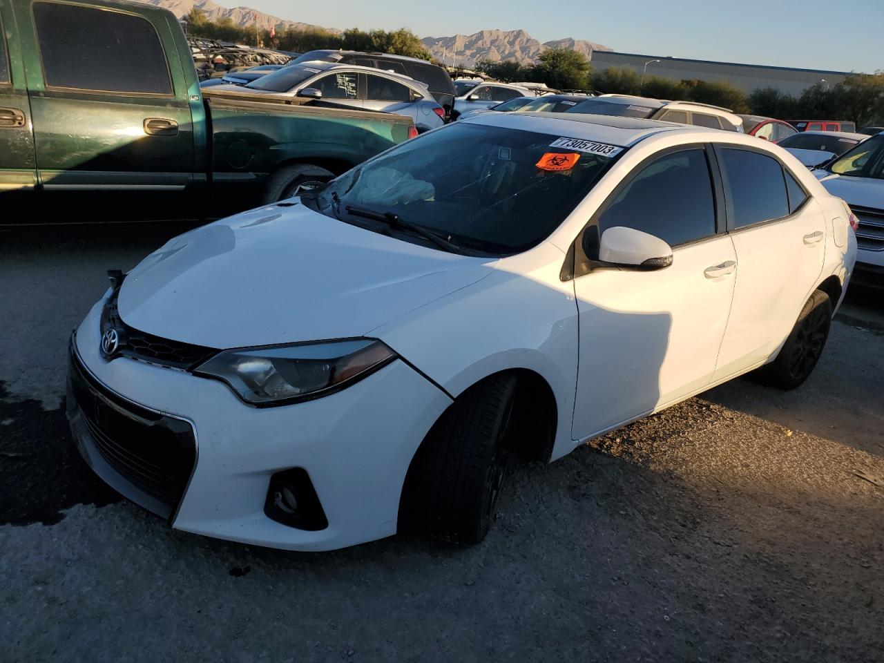 Image 1 of 2016 TOYOTA COROLLA L 2016 with VIN 2T1BURHE2GC562967