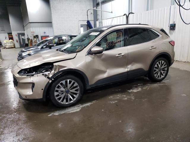 Image 1 of 2020 FORD ESCAPE TITANIUM 2020 with VIN 1FMCU9J90LUC74889