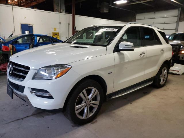 Image 1 of 2012 MERCEDES-BENZ ML 350 4MATIC 2012 with VIN 4JGDA5HB2CA088223