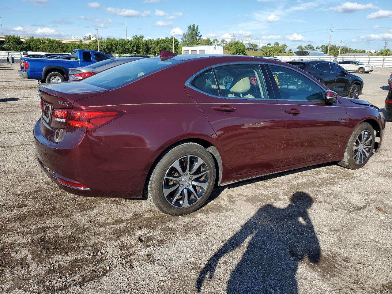 Image 3 of 2015 ACURA TLX TECH 2015 with VIN 19UUB1F58FA021879