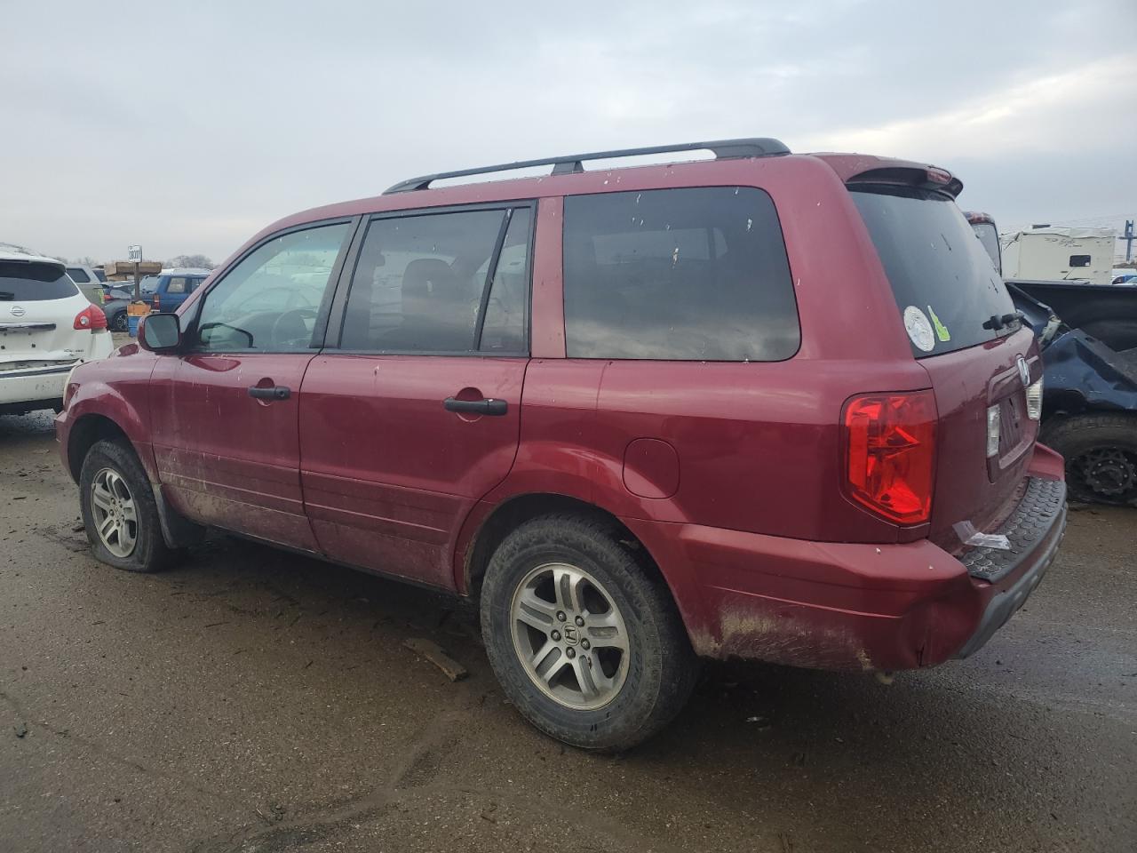 Изображение 2 2005 HONDA PILOT EXL 2005 с VIN 2HKYF18505H501200