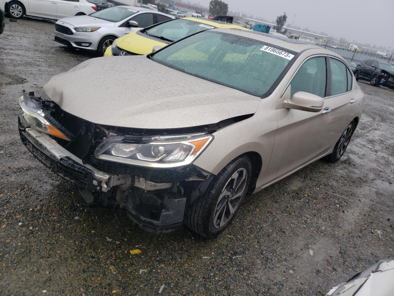Image 1 of 2016 HONDA ACCORD EXL 2016 with VIN 1HGCR2F87GA048547