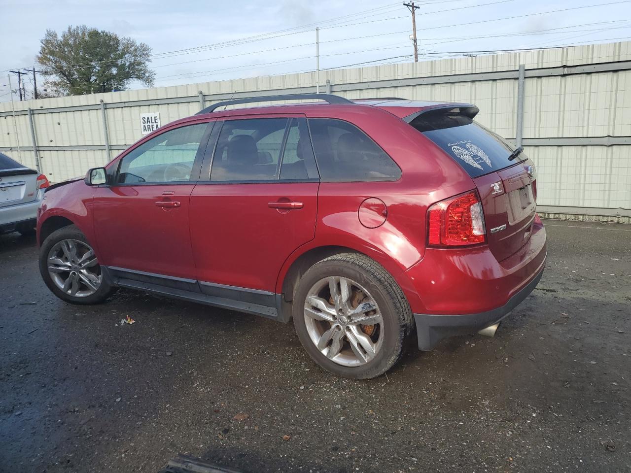 Image 2 of 2013 FORD EDGE SEL 2013 with VIN 2FMDK3J96DBB34991