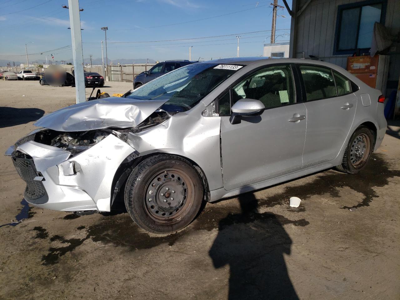 Image 1 of 2021 TOYOTA COROLLA LE 2021 with VIN JTDEPMAE1MJ156244