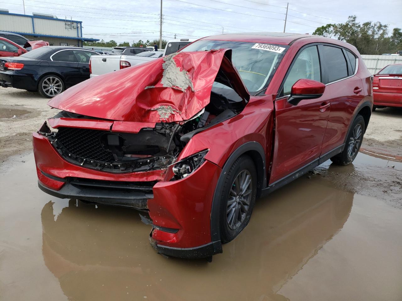 Image 1 of 2021 MAZDA CX-5 TOURING 2021 with VIN JM3KFACM2M1322223