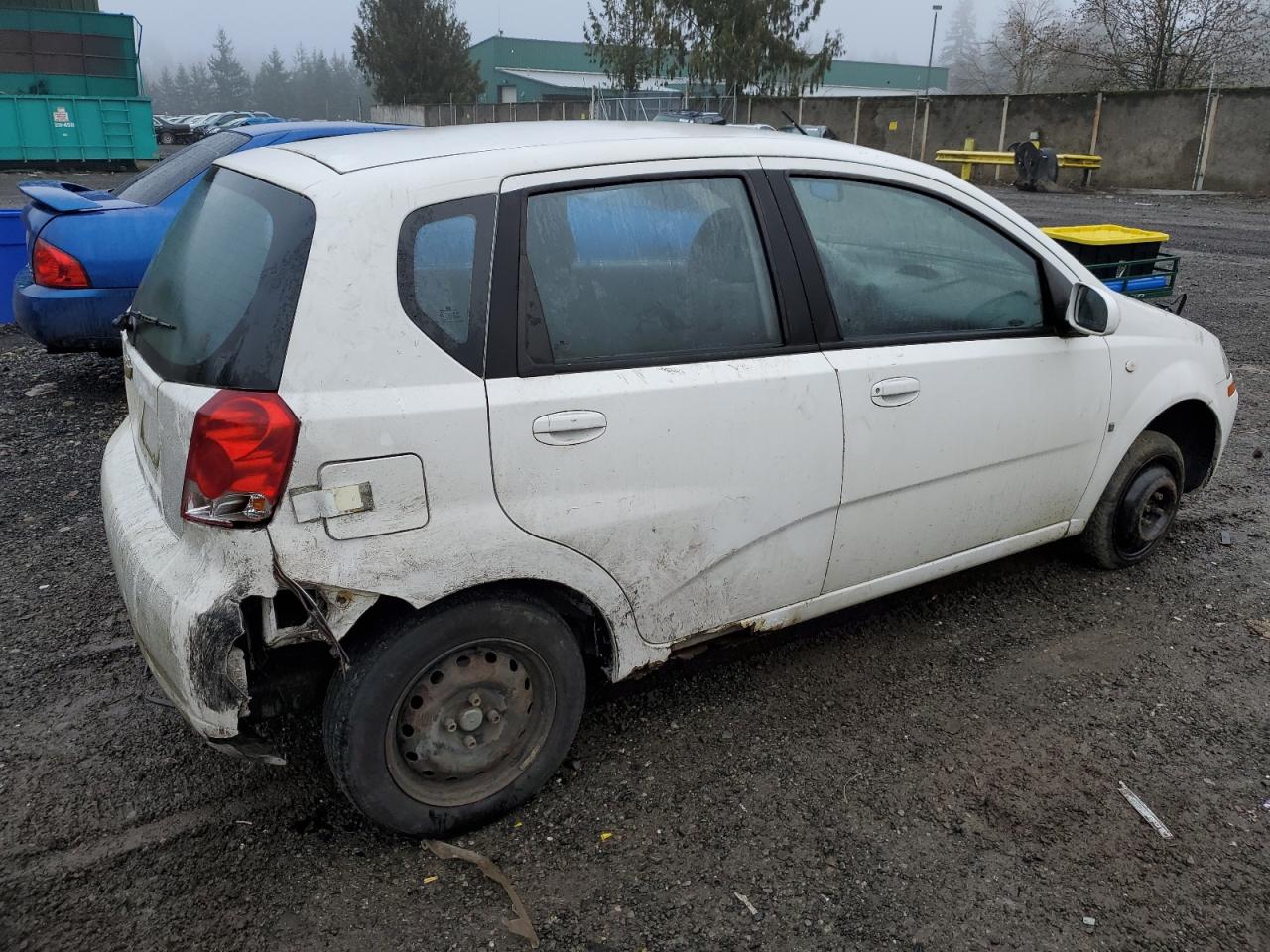 Image 3 of 2007 CHEVROLET AVEO BASE 2007 with VIN KL1TD66617B719215
