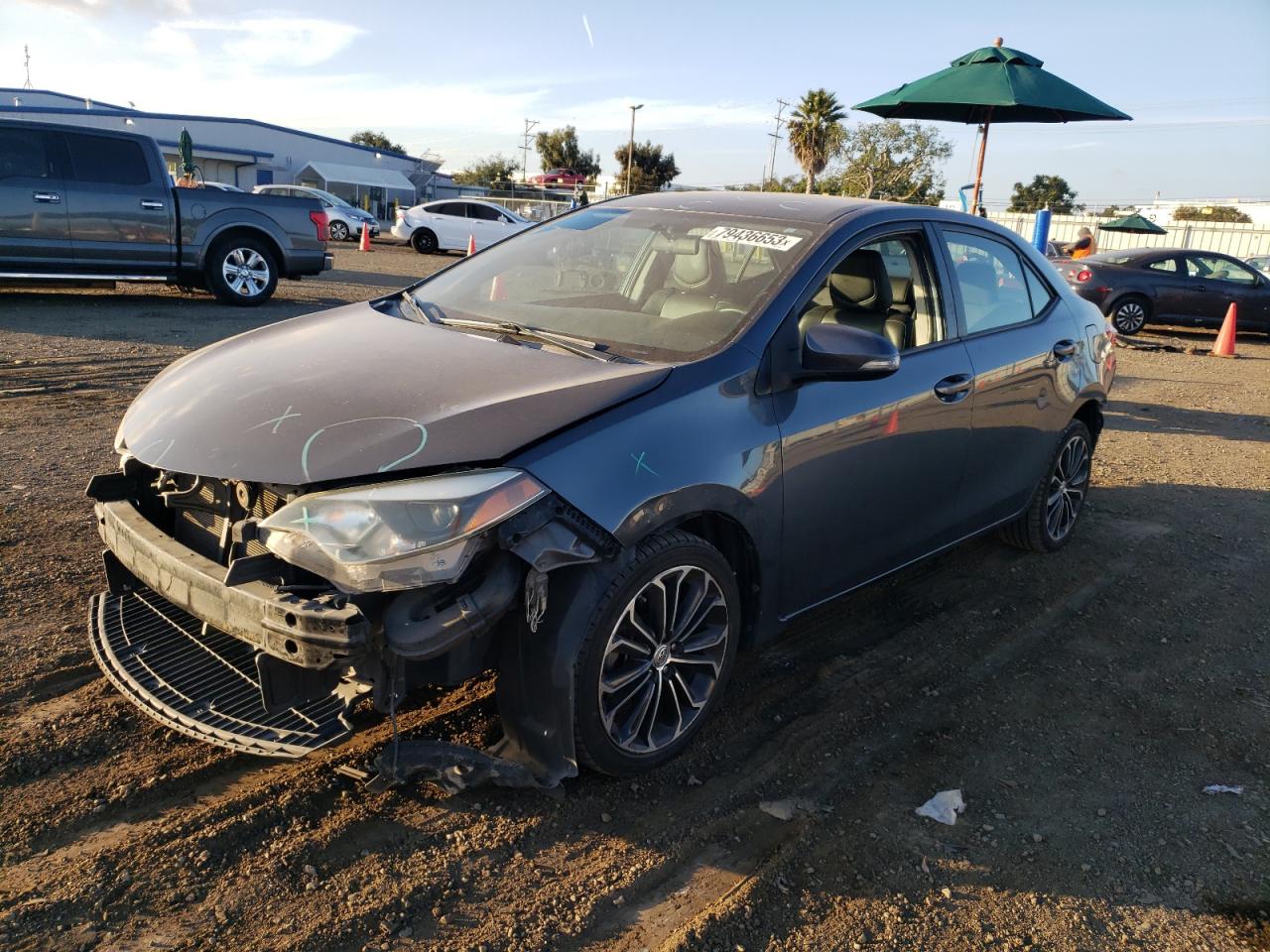 Изображение 1 2015 TOYOTA COROLLA L 2015 с VIN 2T1BURHE7FC275896