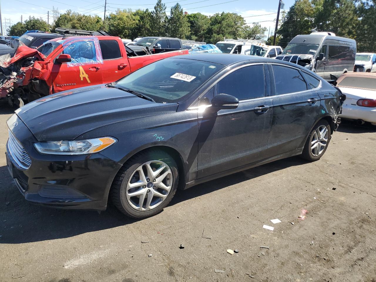 Image 1 of 2016 FORD FUSION SE 2016 with VIN 3FA6P0H7XGR396588