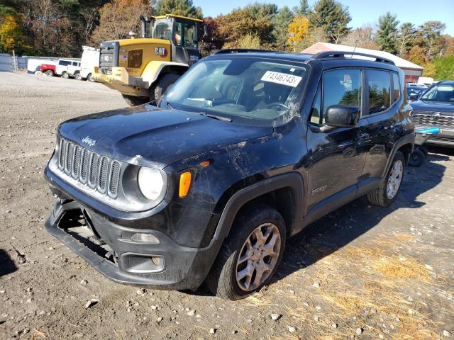 Image 1 of 2017 JEEP RENEGADE LATITUDE 2017 with VIN ZACCJBBB8HPG01795