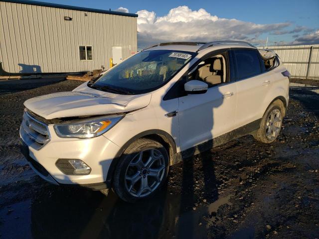 Image 1 of 2017 FORD ESCAPE TITANIUM 2017 with VIN 1FMCU9J92HUA15280
