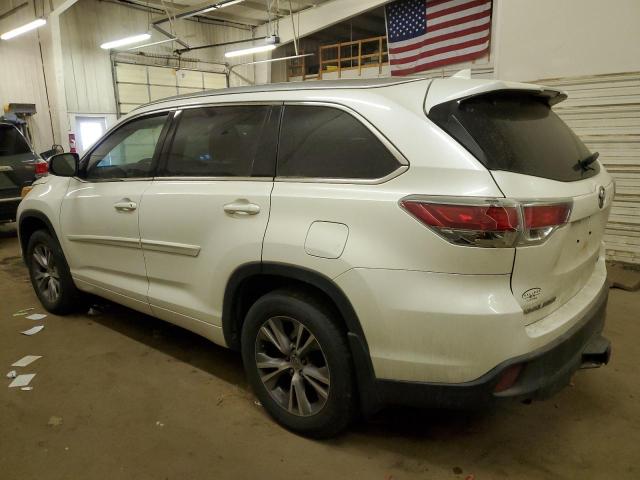 Obraz 2 z 2014 TOYOTA HIGHLANDER XLE 2014 z VIN 5TDJKRFH5ES029479
