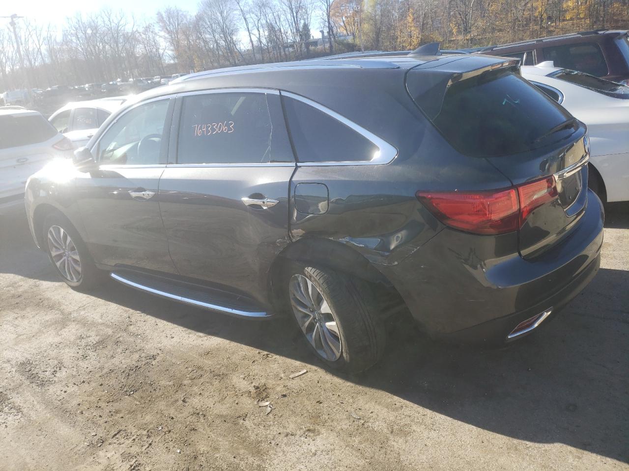 Image 2 of 2014 ACURA MDX TECHNOLOGY 2014 with VIN 5FRYD4H46EB021691