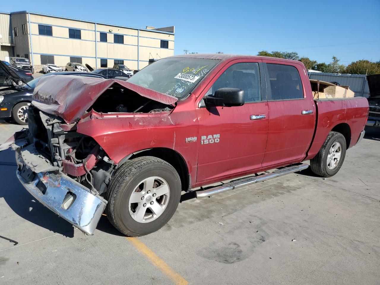 Image 1 of 2013 RAM 1500 SLT 2013 with VIN 1C6RR6LT9DS519586