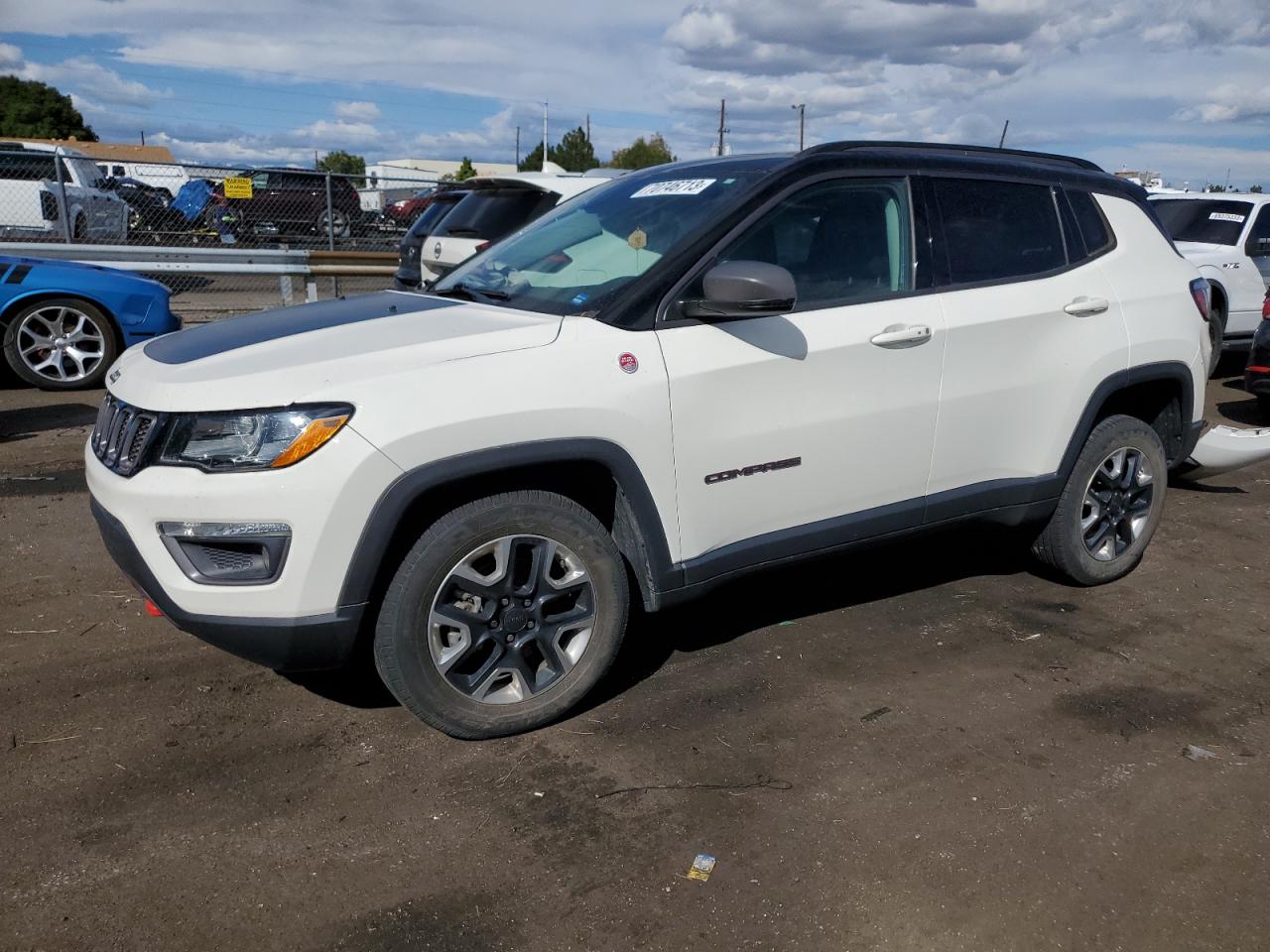 Image 1 of 2018 JEEP COMPASS TRAILHAWK 2018 with VIN 3C4NJDDB1JT328098