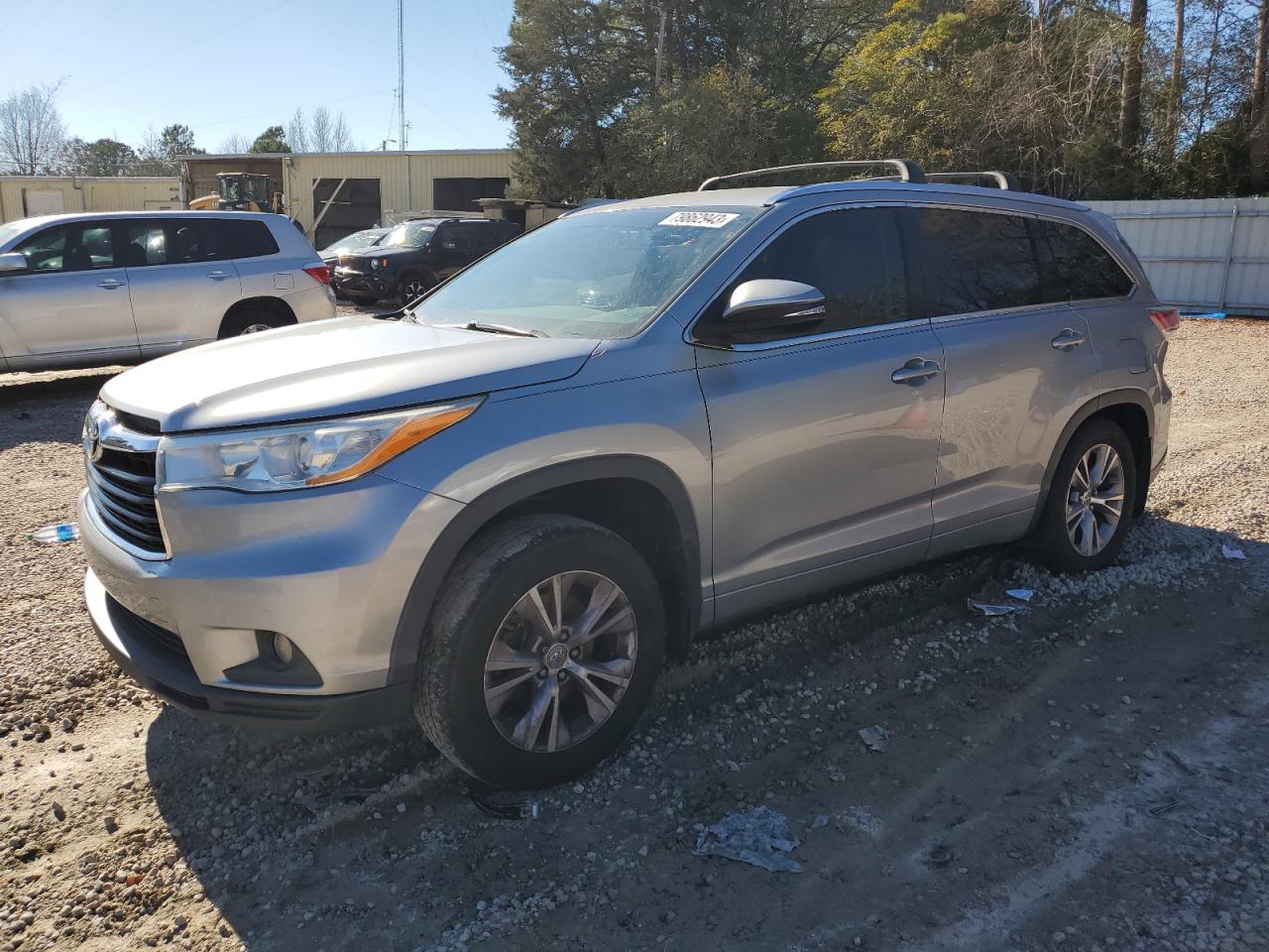 Изображение 1 2014 TOYOTA HIGHLANDER XLE 2014 с VIN 5TDJKRFH7ES044730