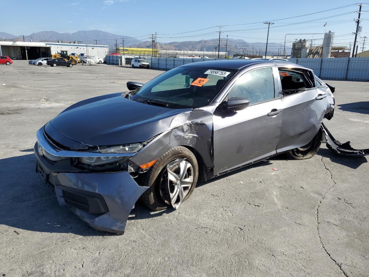 Image 1 of 2016 HONDA CIVIC LX 2016 with VIN 2HGFC2F54GH539373