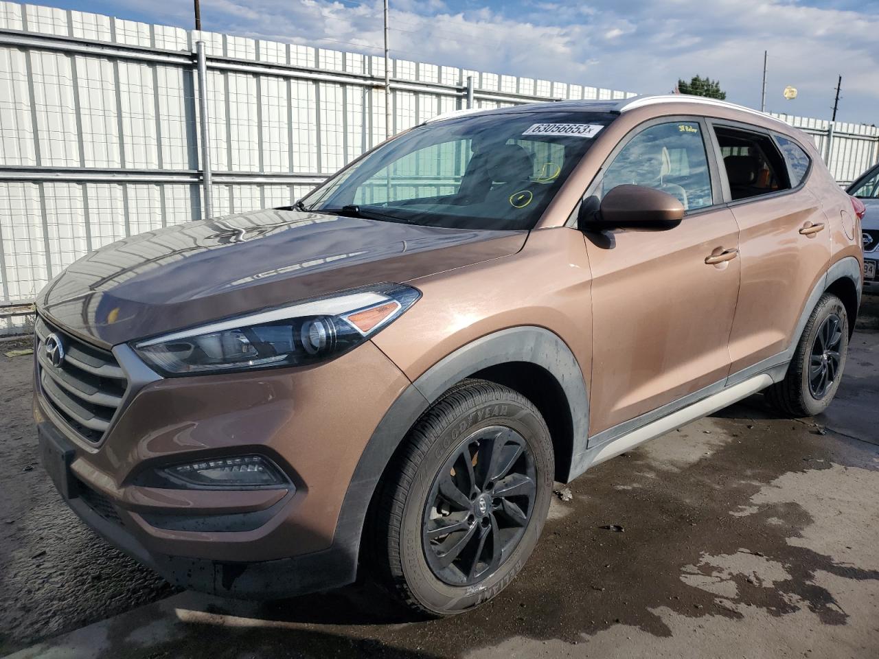 Image 1 of 2017 HYUNDAI TUCSON LIMITED 2017 with VIN KM8J3CA42HU275335
