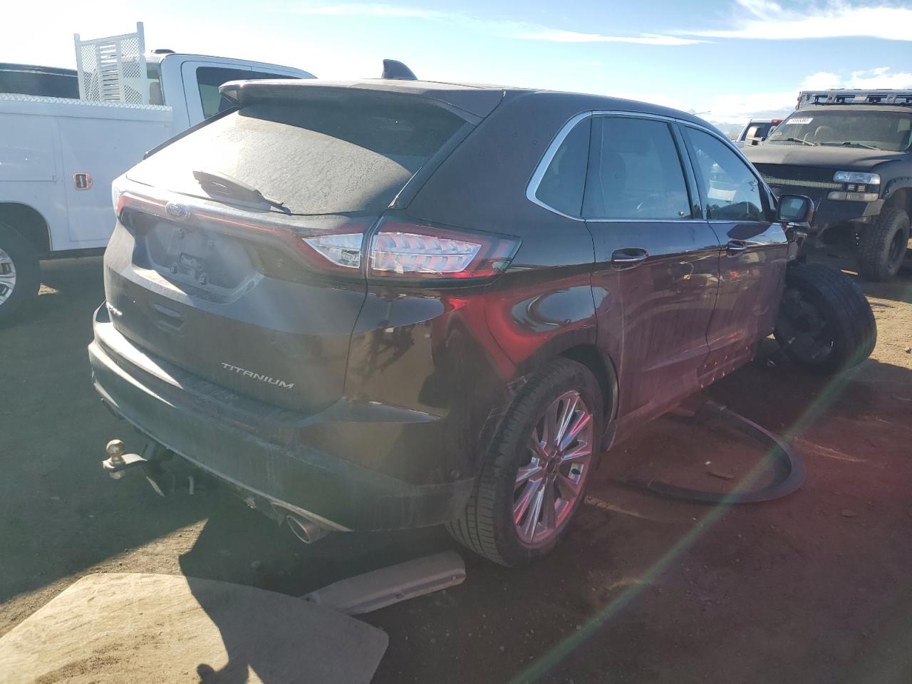 Image 3 of 2018 FORD EDGE TITANIUM 2018 with VIN 2FMPK3K8XJBB25094