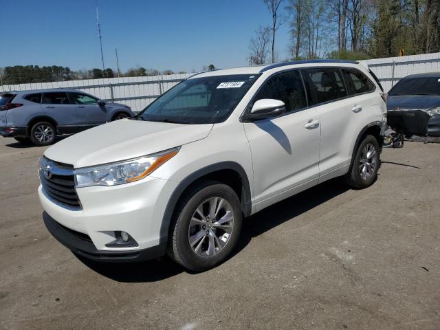 Изображение 1 2014 TOYOTA HIGHLANDER XLE 2014 с VIN 5TDKKRFH1ES007399