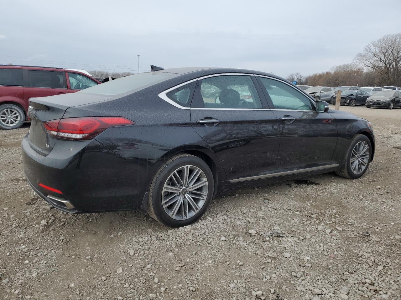 Image 3 of 2018 GENESIS G80 BASE 2018 with VIN KMHGN4JE6JU251435