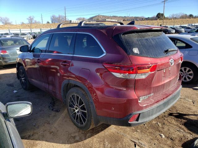 Image 2 of 2017 TOYOTA HIGHLANDER SE 2017 with VIN 5TDJZRFH2HS442184