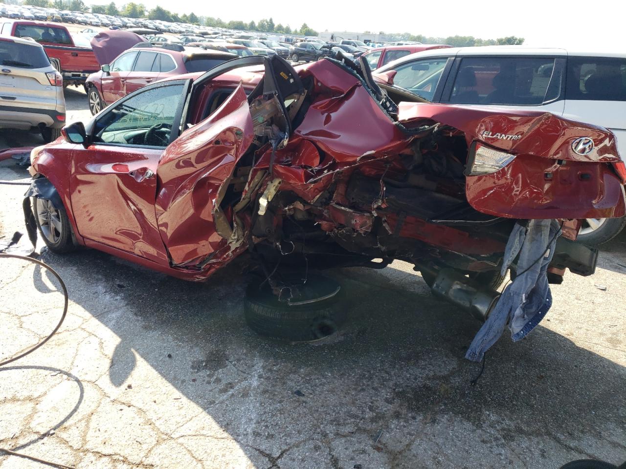 Obraz 2 z 2013 HYUNDAI ELANTRA GLS 2013 z VIN KMHDH4AE2DU501445