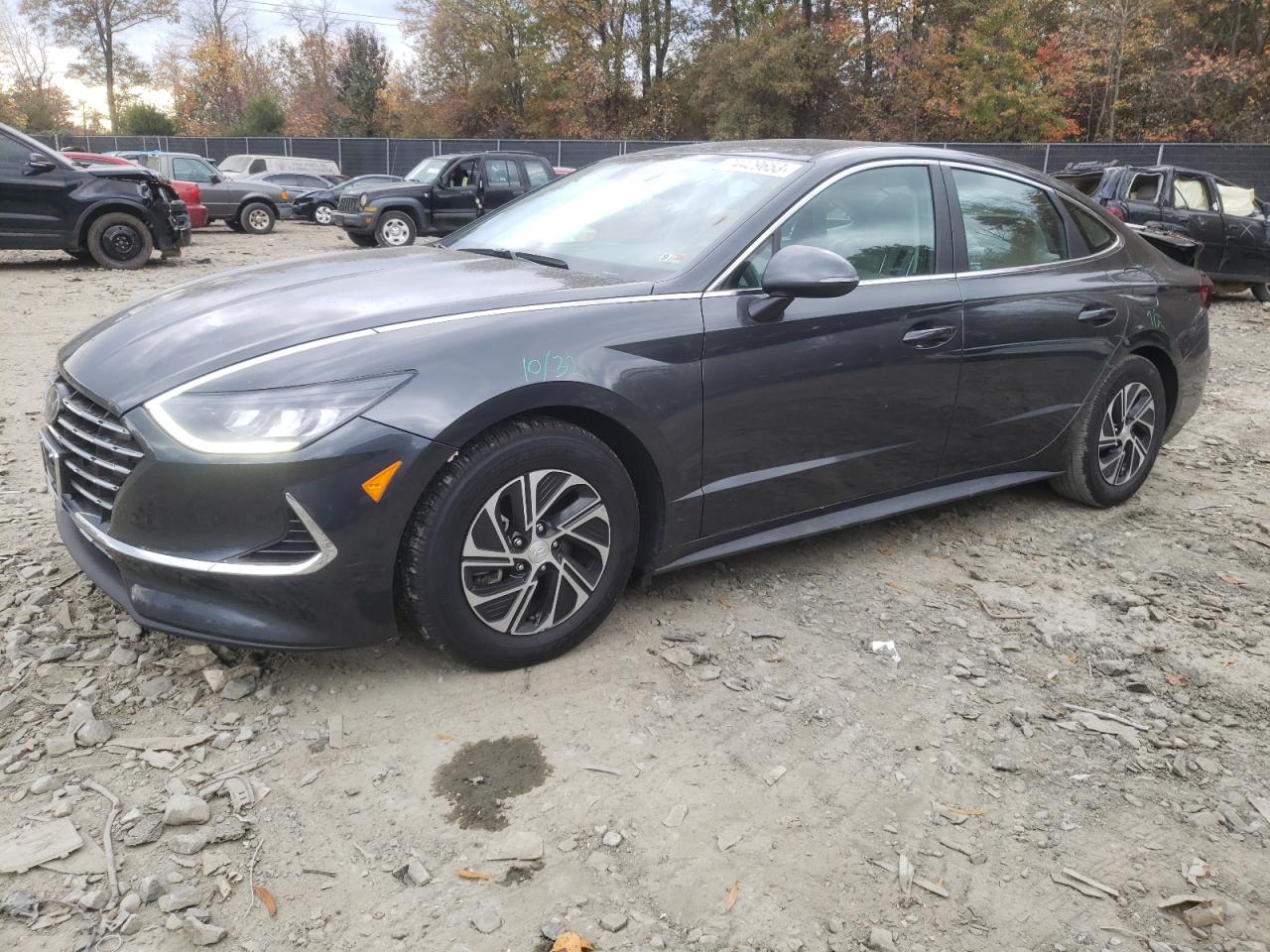 Изображение 1 2021 HYUNDAI SONATA HYBRID 2021 с VIN KMHL24JJ7MA030307