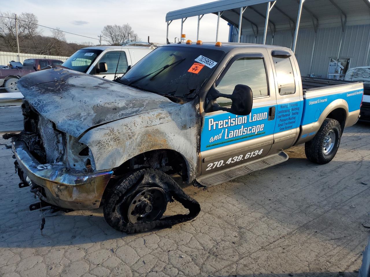 Image 1 of 2002 FORD F250 SUPER DUTY 2002 with VIN 1FTNX21F62EA40301