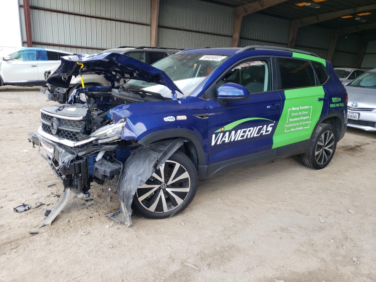 Image 1 of 2023 VOLKSWAGEN TAOS SE 2023 with VIN 3VVEX7B22PM307025