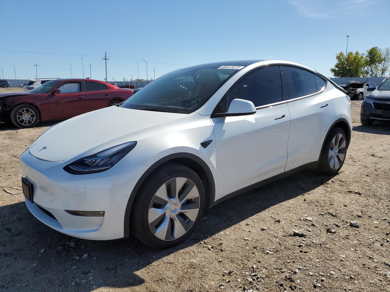 Image 1 of 2022 TESLA MODEL Y  2022 with VIN 7SAYGDEE0NF449698