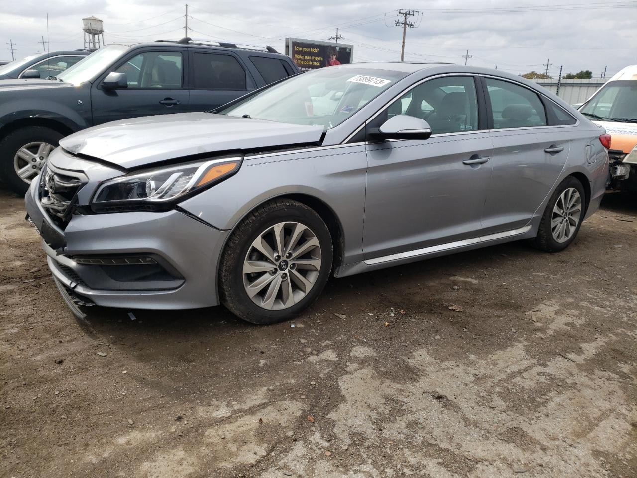Изображение 1 2015 HYUNDAI SONATA SPORT 2015 с VIN 5NPE34AF5FH057006