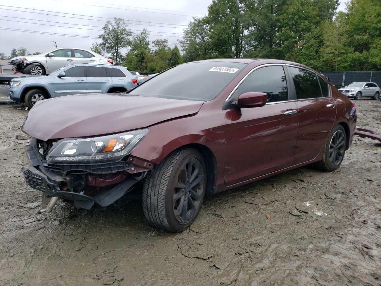 Image 1 of 2013 HONDA ACCORD SPORT 2013 with VIN 1HGCR2F52DA145608