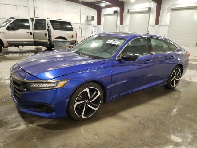 Image 1 of 2021 HONDA ACCORD SPORT 2021 with VIN 1HGCV2F39MA003332