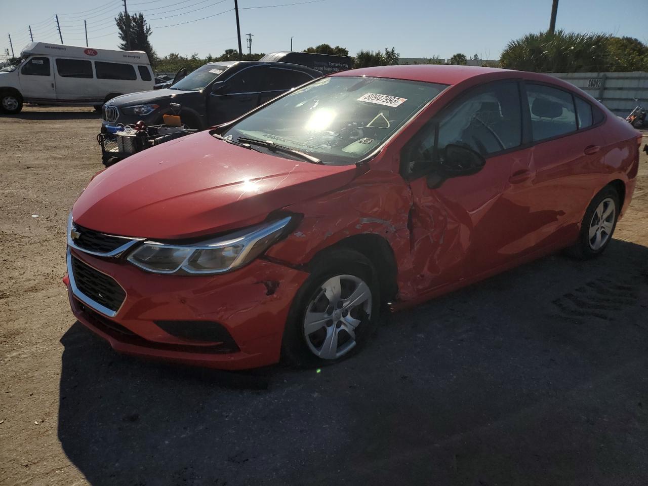 Изображение 1 2018 CHEVROLET CRUZE LS 2018 с VIN 1G1BC5SM0J7148115
