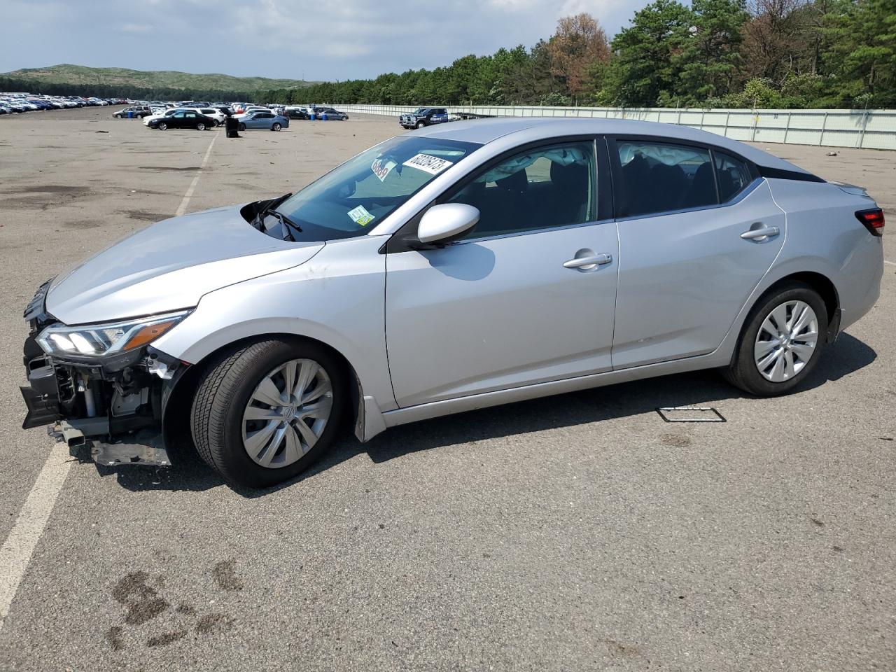 Изображение 1 2021 NISSAN SENTRA S 2021 с VIN 3N1AB8BVXMY210643