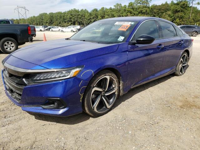 Image 1 of 2021 HONDA ACCORD SPORT 2021 with VIN 1HGCV1F31MA065821