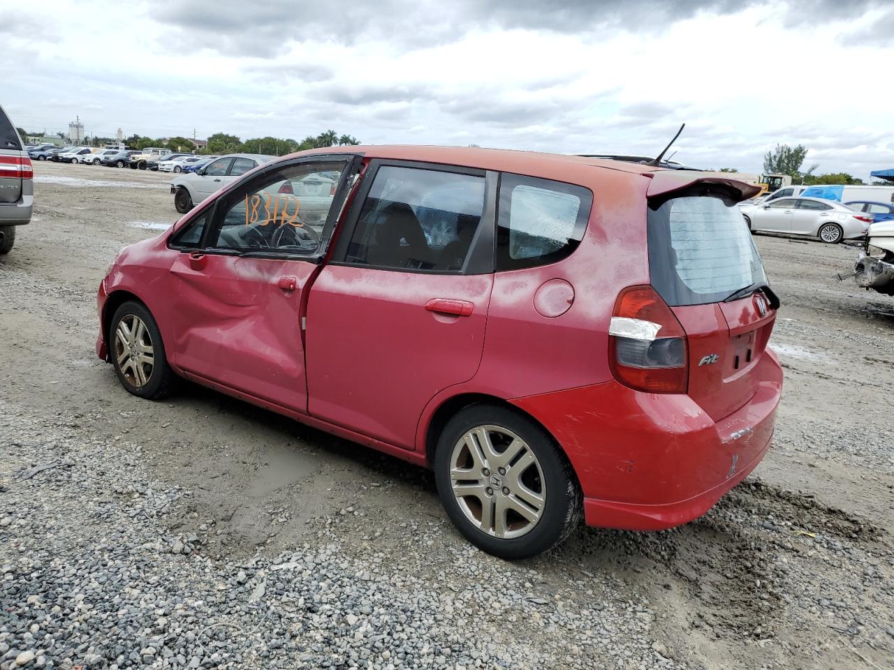 Изображение 2 2007 HONDA FIT S 2007 с VIN JHMGD38677S029411
