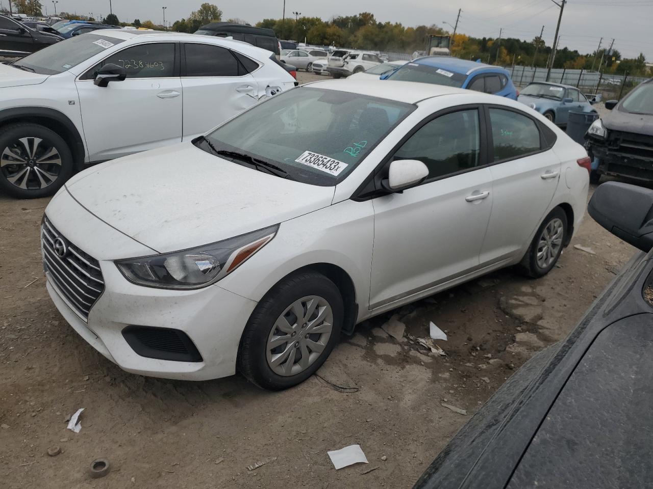 Image 1 of 2022 HYUNDAI ACCENT SE 2022 with VIN 3KPC24A60NE154546