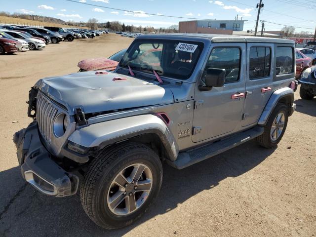 Image 1 of 2020 JEEP WRANGLER UNLIMITED SAHARA 2020 with VIN 1C4HJXEN0LW198416