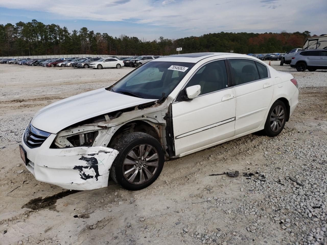 Image 1 of 2012 HONDA ACCORD EXL 2012 with VIN 1HGCP2F84CA049977