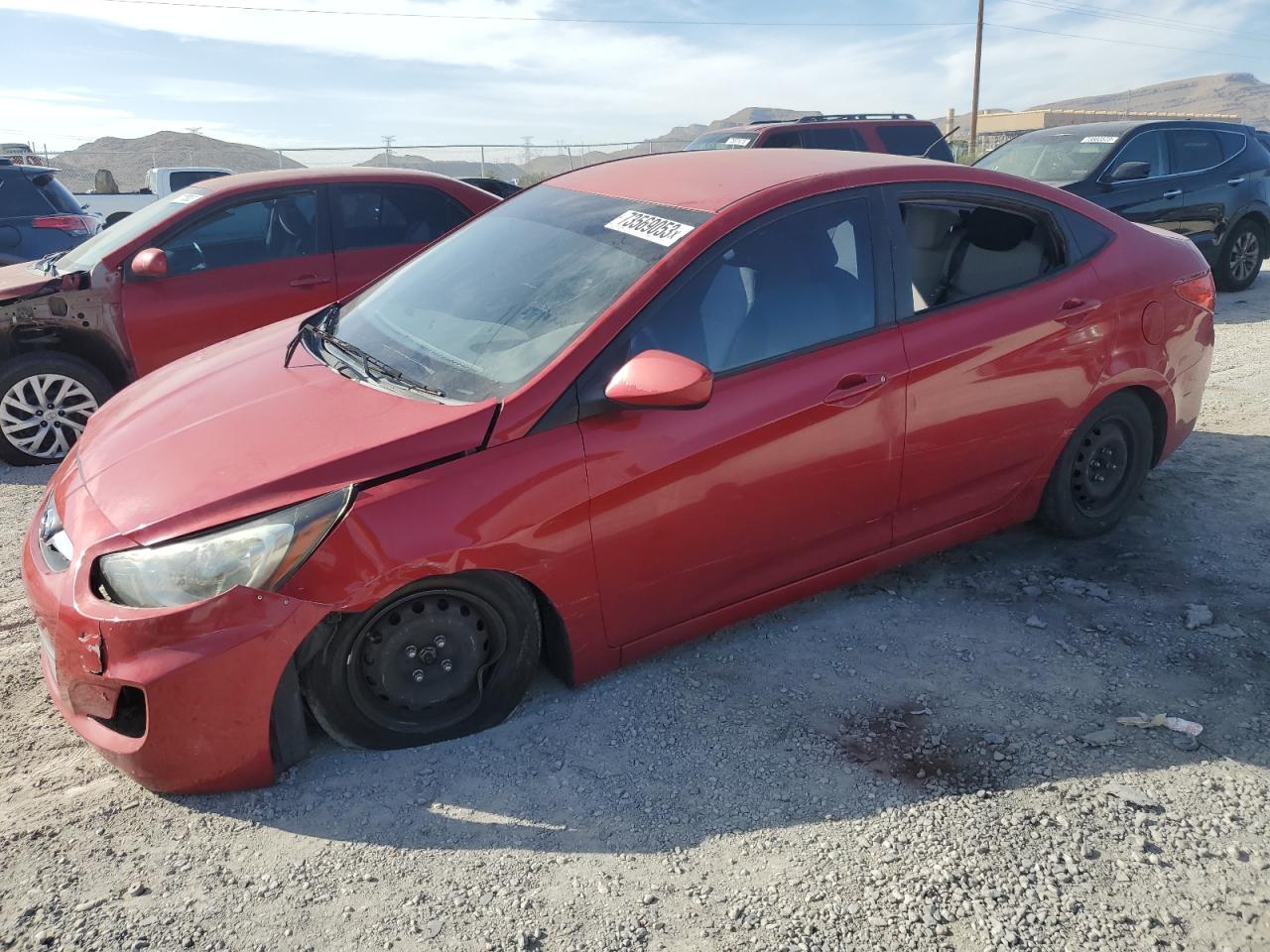 Изображение 1 2012 HYUNDAI ACCENT GLS 2012 с VIN KMHCT4AE0CU196181
