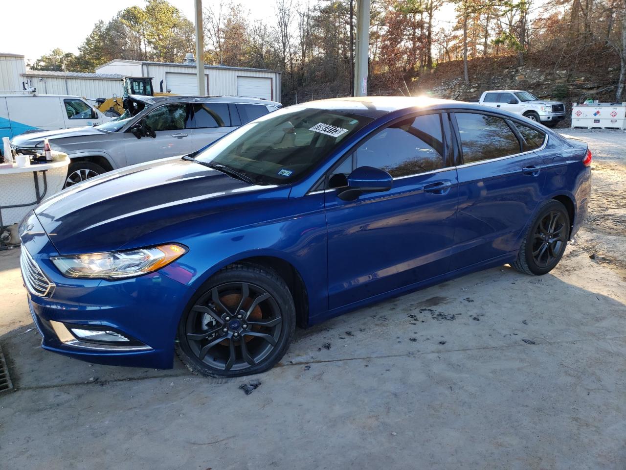 Image 1 of 2018 FORD FUSION SE 2018 with VIN 3FA6P0HD3JR156098