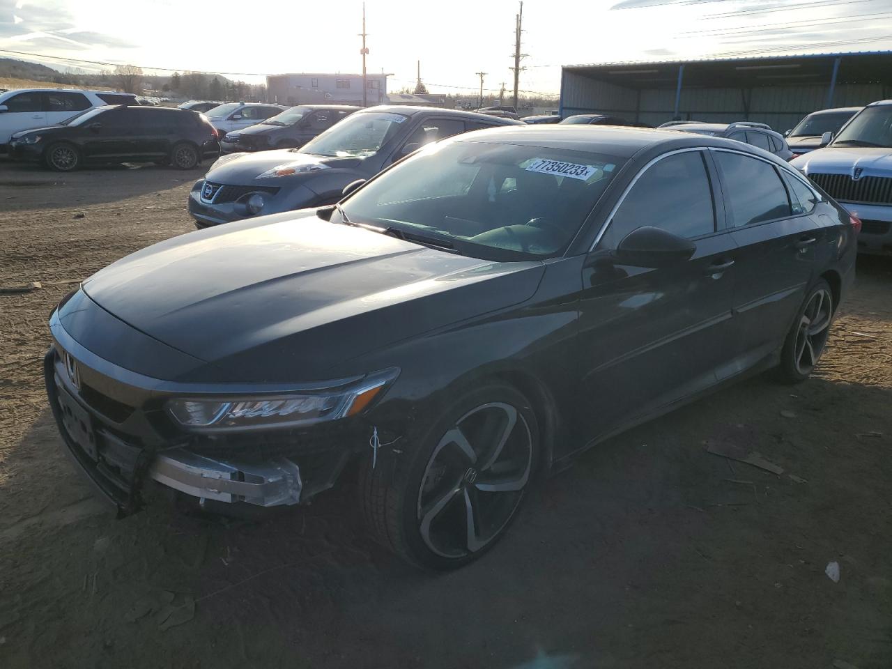 Image 1 of 2018 HONDA ACCORD SPORT 2018 with VIN 1HGCV1F34JA267869