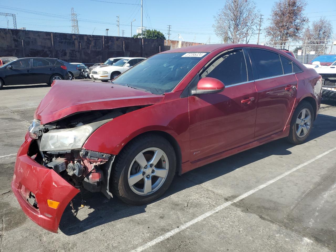 Image 1 of 2014 CHEVROLET CRUZE LT 2014 with VIN 1G1PC5SB7E7434344