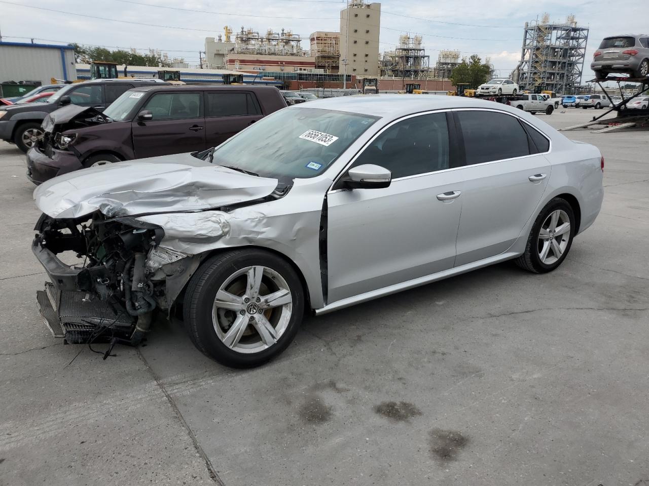 Image 1 of 2014 VOLKSWAGEN PASSAT SE 2014 with VIN 1VWBT7A39EC106290