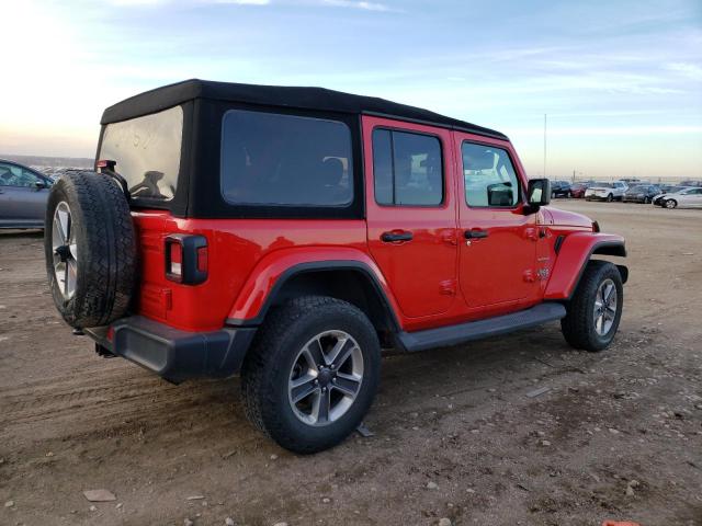 Image 3 of 2018 JEEP WRANGLER UNLIMITED SAHARA 2018 with VIN 1C4HJXENXJW328764