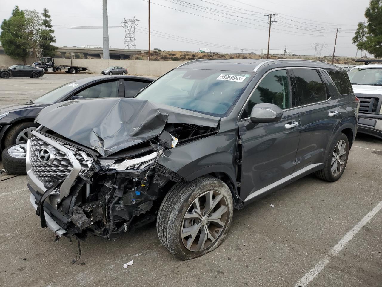 Image 1 of Hyundai Palisade Sel 2022 with VIN KM8R34HE1NU385263