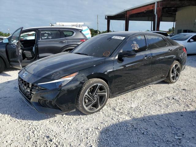 Изображение 1 2023 HYUNDAI ELANTRA N LINE 2023 с VIN KMHLR4AF2PU609697